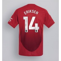 Pánský Fotbalový dres Manchester United Christian Eriksen #14 2024-25 Domácí Krátký Rukáv